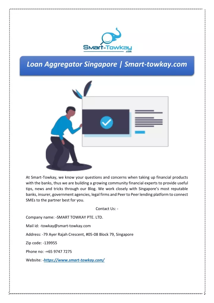 loan aggregator singapore smart towkay com