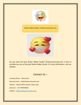 sticker maker studio stickercommunity com