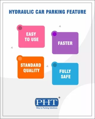 Hydraulic Car Parking Lift Features