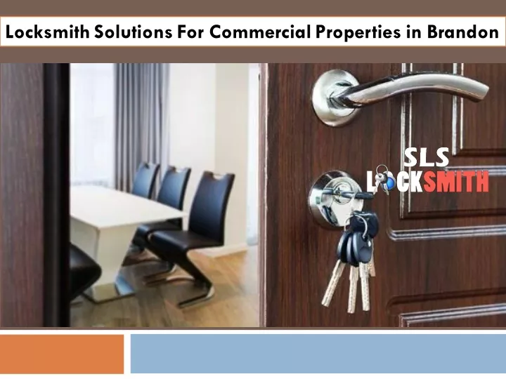 locksmith solutions for commercial properties