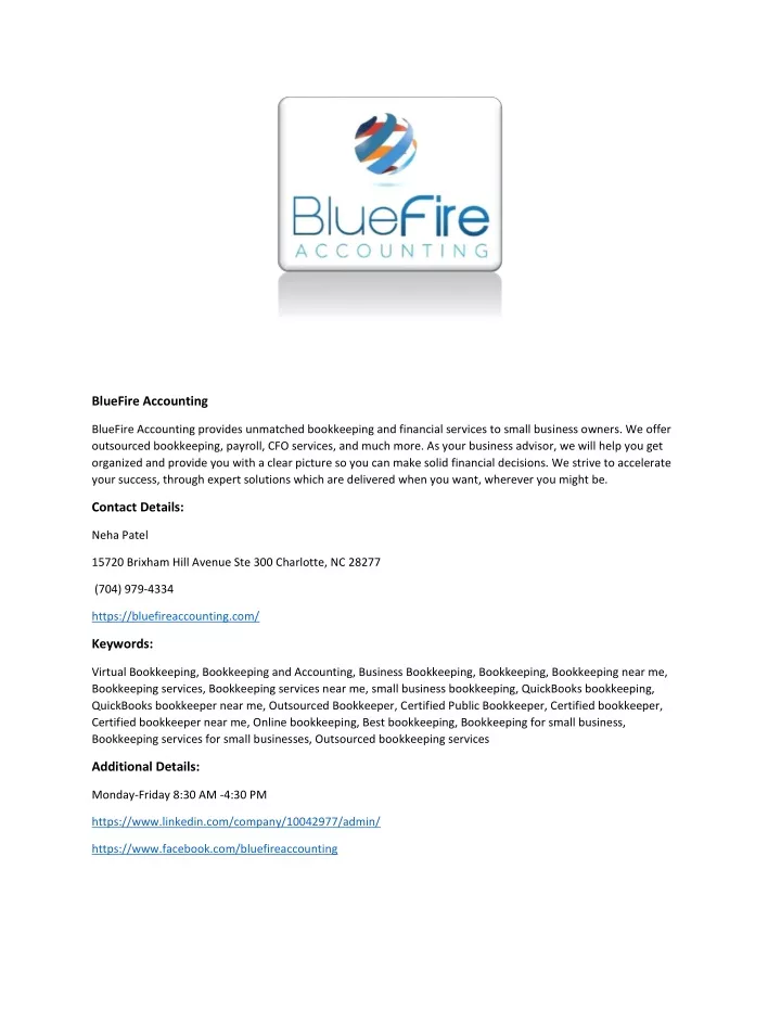 bluefire accounting