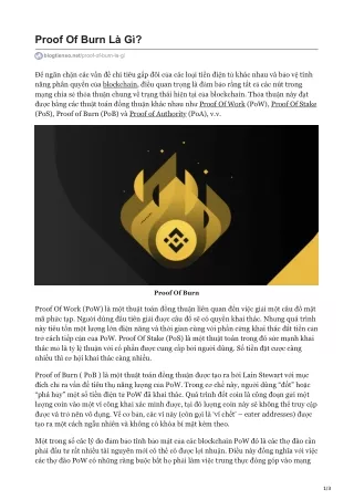 proof of burn l g