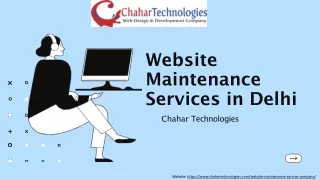 website maintenance services in delhi