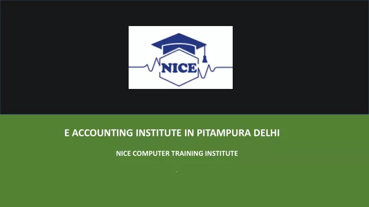 e accounting institute in pitampura delhi