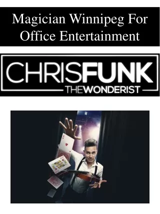 magician winnipeg for office entertainment