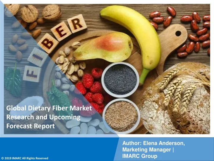 global dietary fiber market research and upcoming
