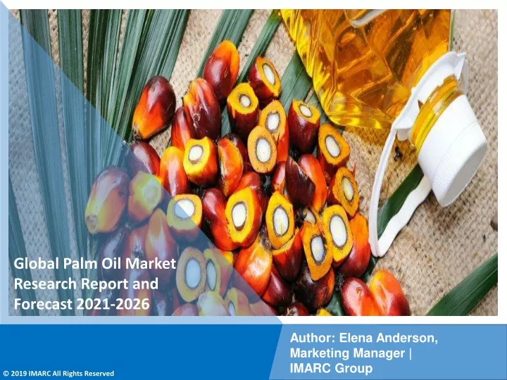 global palm oil market research report