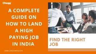 a complete guide on how to land a high paying
