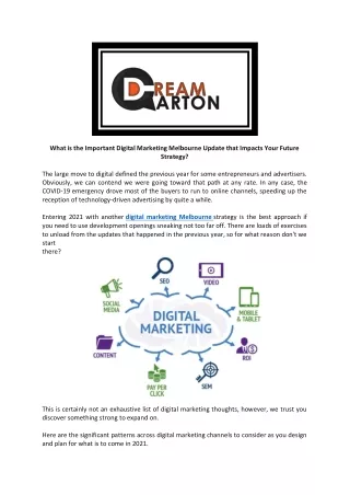 What is the Important Digital Marketing Melbourne Update that Impacts Your Future Strategy?