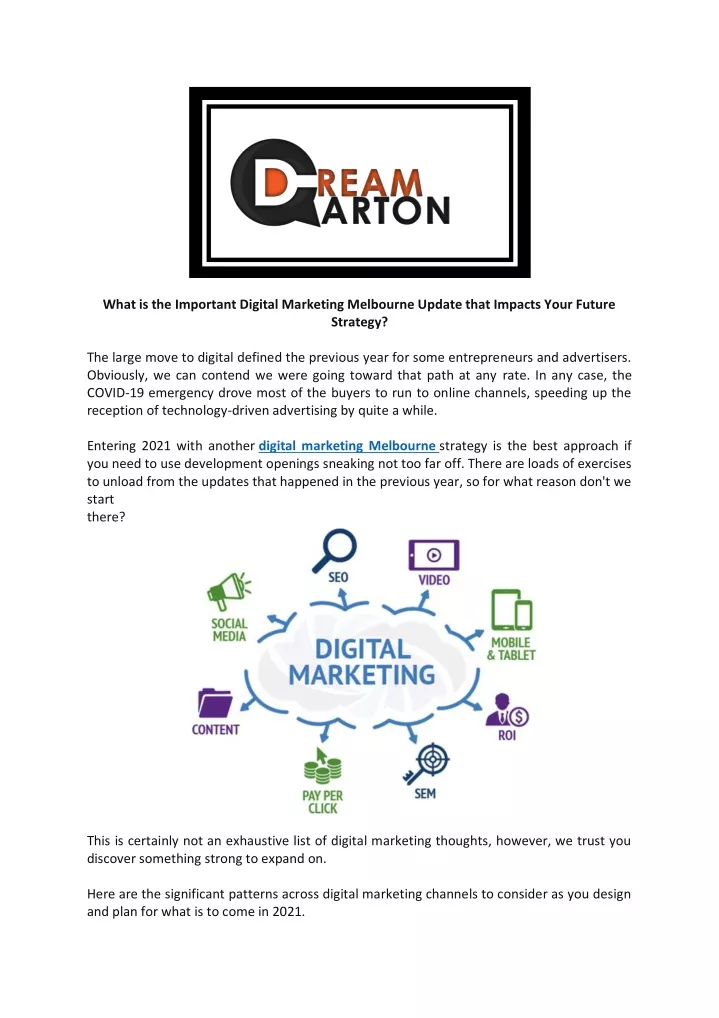 what is the important digital marketing melbourne