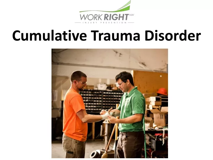cumulative trauma disorder