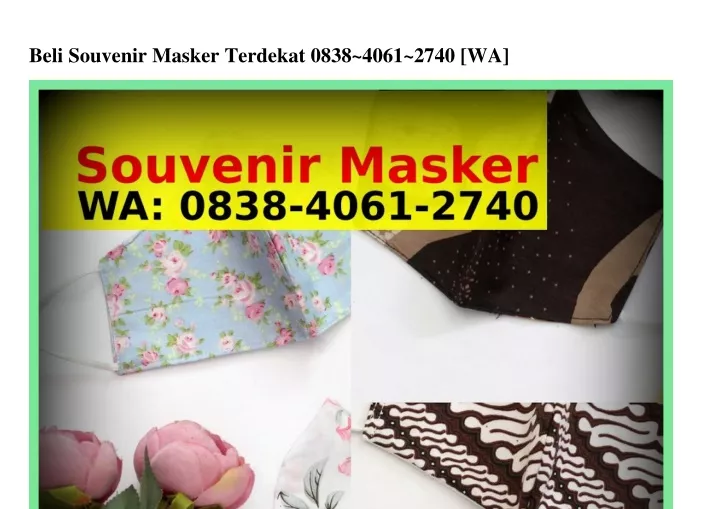 beli souvenir masker terdekat 0838 4061 2740 wa