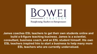 james coaches esl teachers to get their
