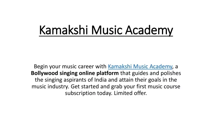 kamakshi music academy