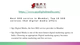 Best SEO Service in Mumbai, Top 10 SEO Services that Digital Media Offers