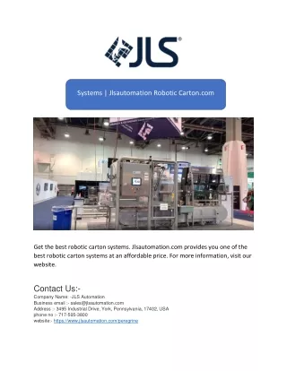 systems jlsautomation robotic carton com