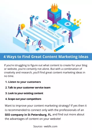 4 ways to find great content marketing ideas