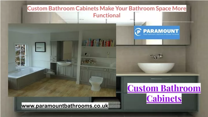 custom bathroom cabinets make your bathroom space