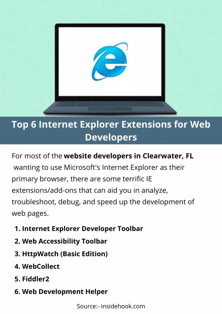top 6 internet explorer extensions