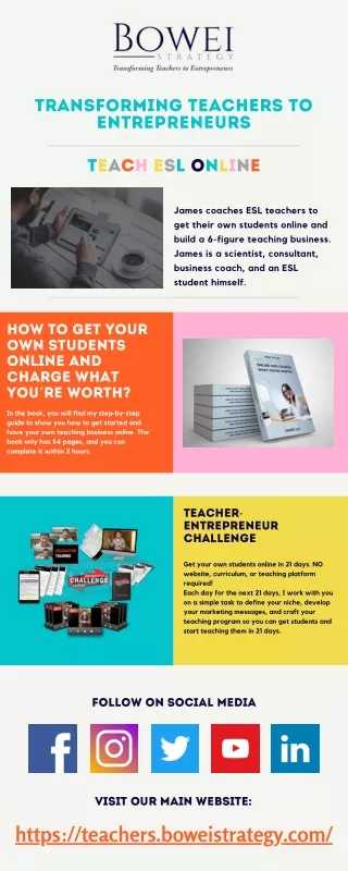 transforming teachers to entrepreneurs