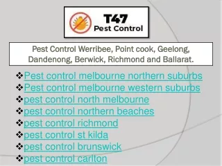 pest control werribee point cook geelong