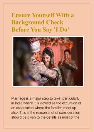 Best pre-matrimonial detective agency in Delhi
