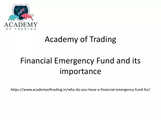 Financial Emergency Fund