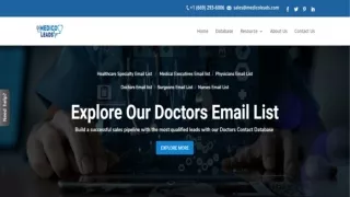 Doctors Email List | Doctor Mailing Address | Doctors Lead List