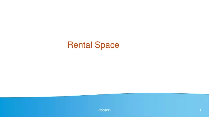 rental space