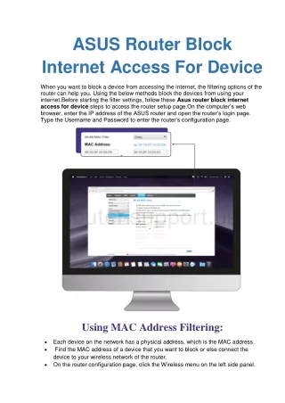 asus router block internet access for device