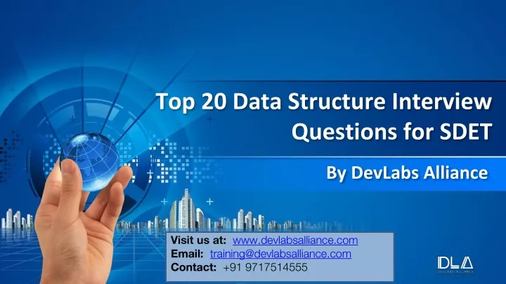 top 20 data structure interview questions for sdet