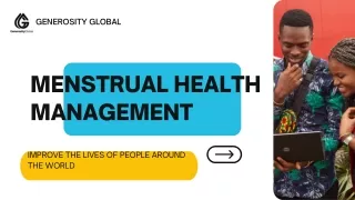 Menstrual Health Management | Generosity Global