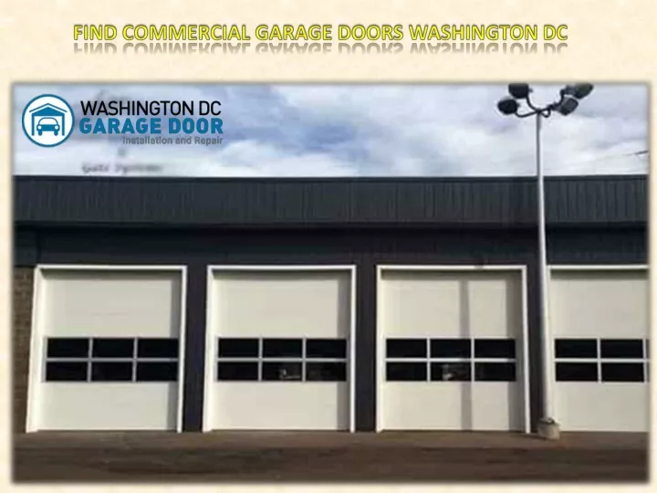 find commercial garage doors washington dc