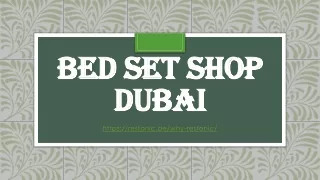 bed set shop dubai