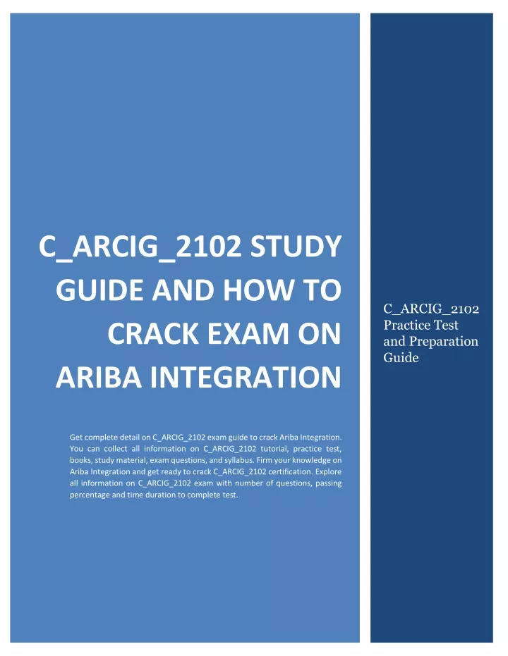 c arcig 2102 study guide and how to crack exam