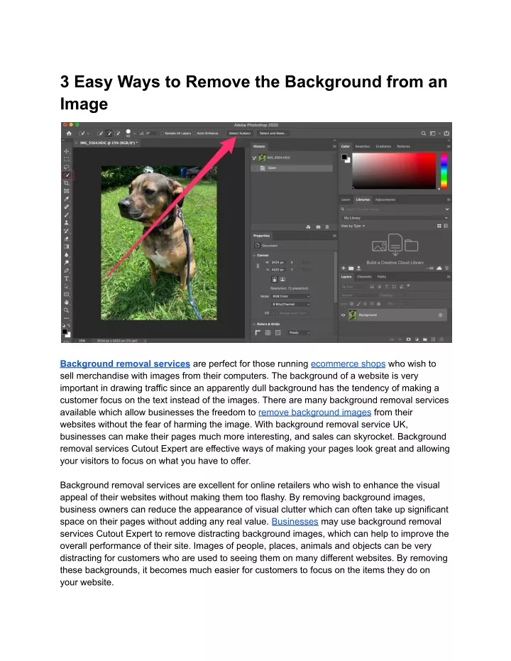 3 easy ways to remove the background from an image