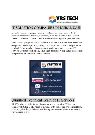 it solution companies in dubai uae