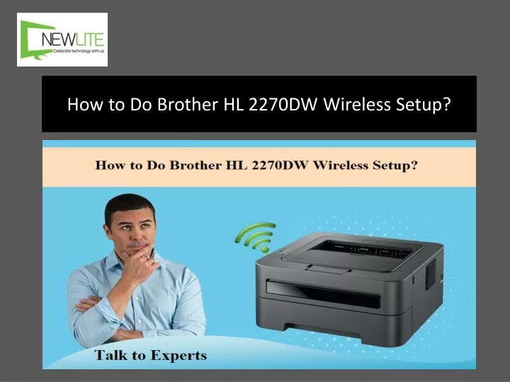 how to do brother hl 2270dw wireless setup