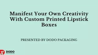 manifest your own creativity with custom printed