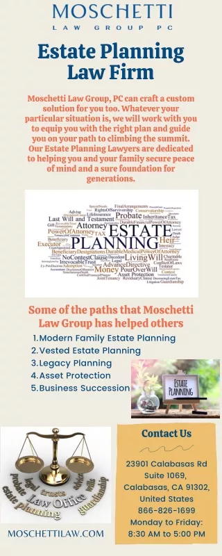 Estate Planning Law Firm-Moschetti Law Group, PC