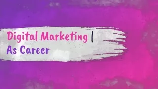 digital marketing as career