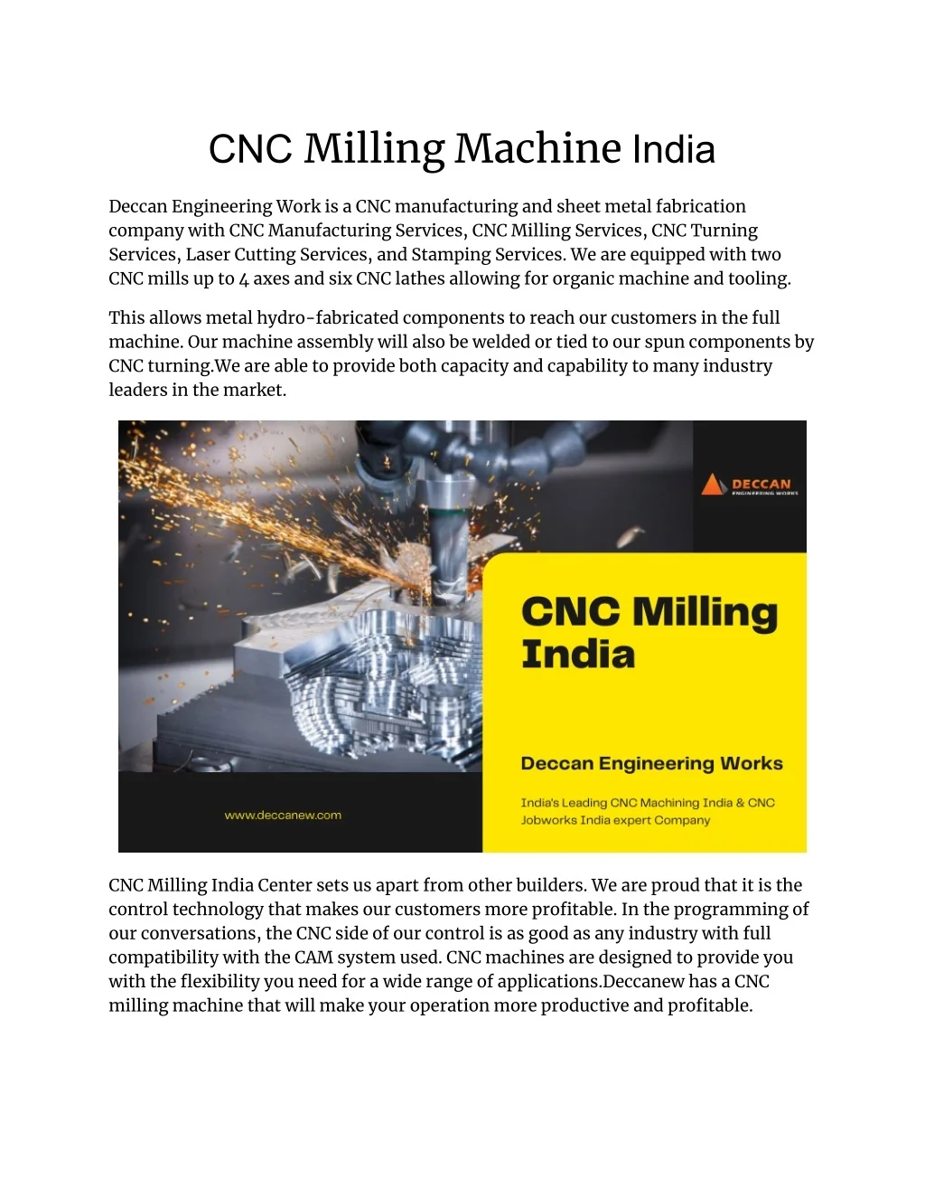 PPT - CNC Milling Machine India PowerPoint Presentation, free download ...