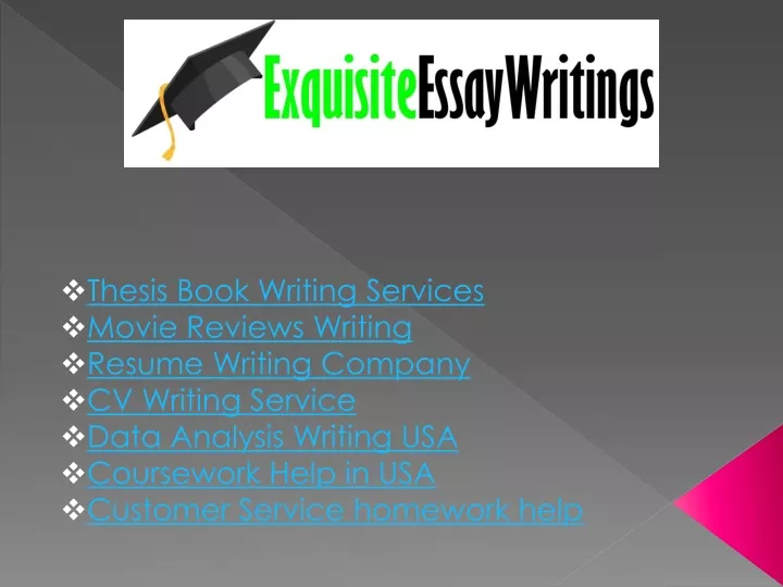 thesis book writing services movie reviews