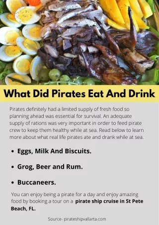 What Did Pirates Eat And Drink