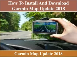 How To Install And Download Garmin Map Update 2018