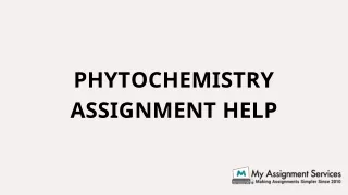 phytochemistry assignment help