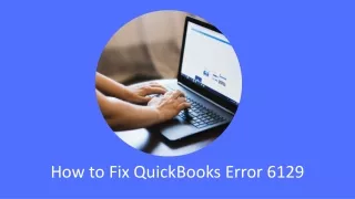 How to Fix QuickBooks Error 6129