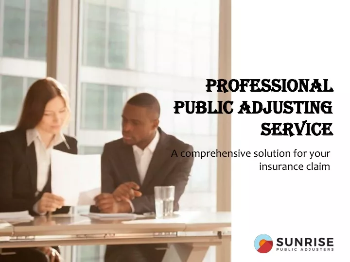 professional public adjusting service