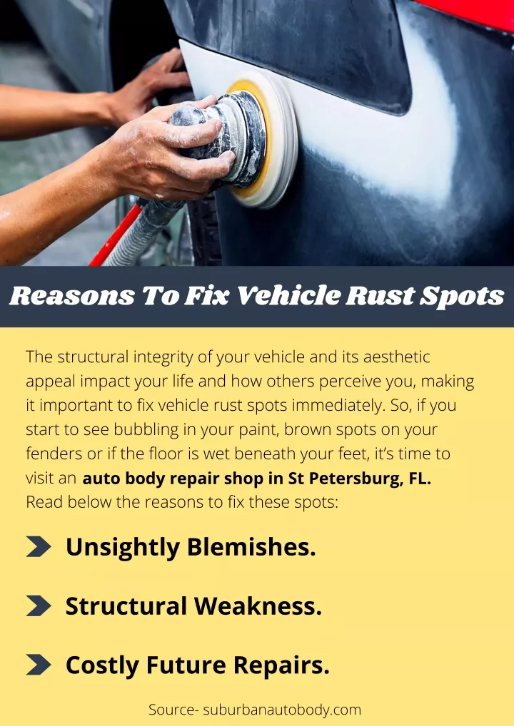 reasons to fix vehicle rust spots