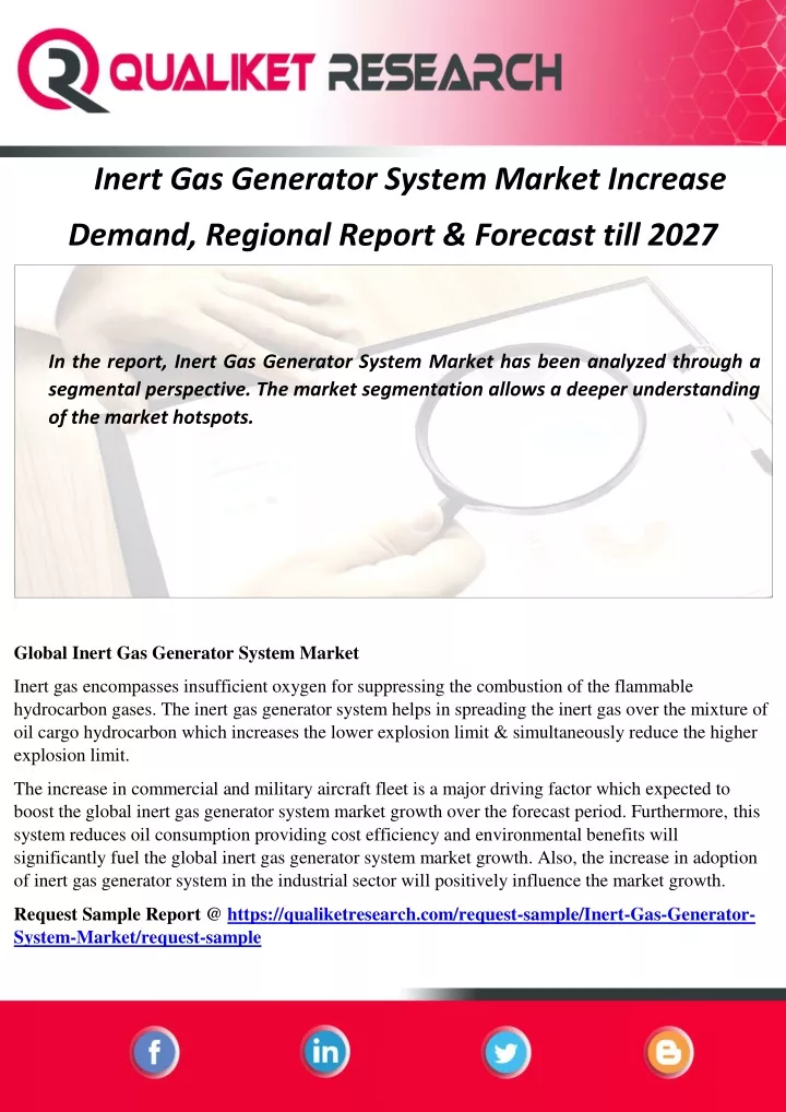 inert gas generator system market increase